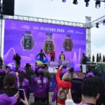 “Bakı Marafonu 2026″nın mükafatlandırma mərasimi olub, qaliblərə medalları Leyla Əliyeva təqdim edib